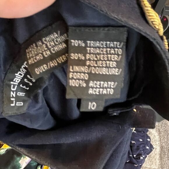 Vintage Liz Claiborne Dress Blue - Picture 3 of 8